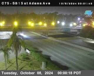 SB 15 at Adams Ave (On Ramp)