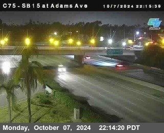 SB 15 at Adams Ave (On Ramp)