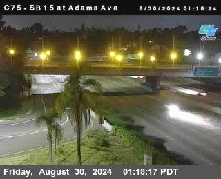 SB 15 at Adams Ave (On Ramp)