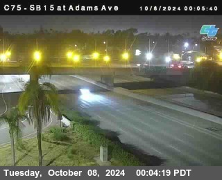 SB 15 at Adams Ave (On Ramp)