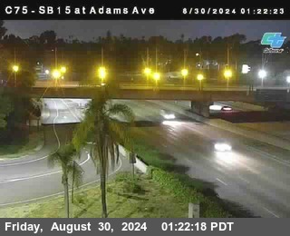 SB 15 at Adams Ave (On Ramp)