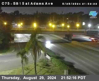 SB 15 at Adams Ave (On Ramp)