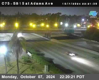 SB 15 at Adams Ave (On Ramp)