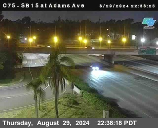 SB 15 at Adams Ave (On Ramp)