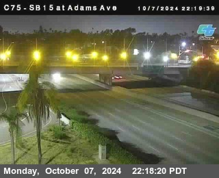 SB 15 at Adams Ave (On Ramp)