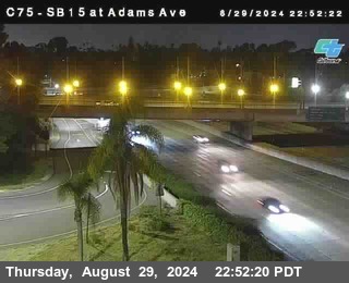 SB 15 at Adams Ave (On Ramp)