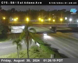 SB 15 at Adams Ave (On Ramp)