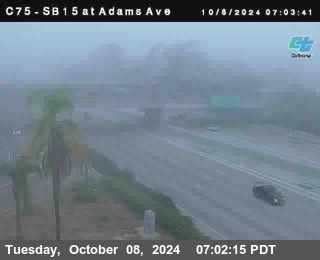 SB 15 at Adams Ave (On Ramp)