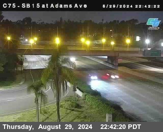 SB 15 at Adams Ave (On Ramp)