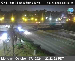 SB 15 at Adams Ave (On Ramp)