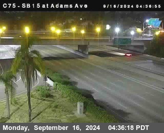 SB 15 at Adams Ave (On Ramp)