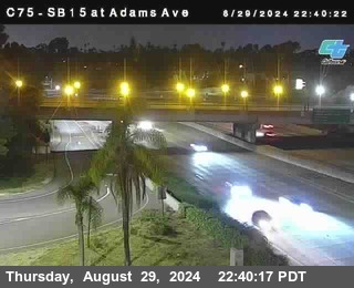 SB 15 at Adams Ave (On Ramp)