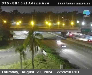 SB 15 at Adams Ave (On Ramp)