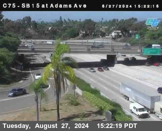 SB 15 at Adams Ave (On Ramp)