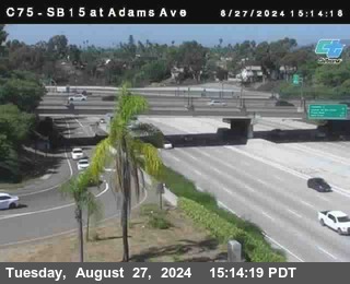 SB 15 at Adams Ave (On Ramp)