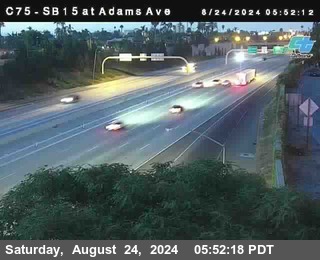 SB 15 at Adams Ave (On Ramp)