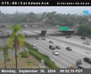 SB 15 at Adams Ave (On Ramp)