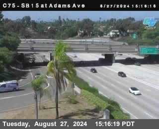 SB 15 at Adams Ave (On Ramp)