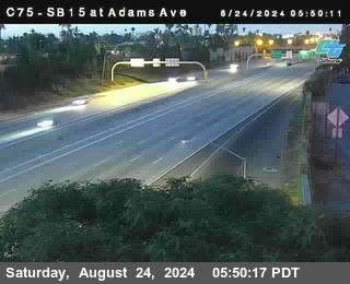 SB 15 at Adams Ave (On Ramp)