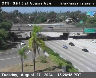 SB 15 at Adams Ave (On Ramp)