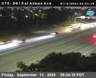 SB 15 at Adams Ave (On Ramp)