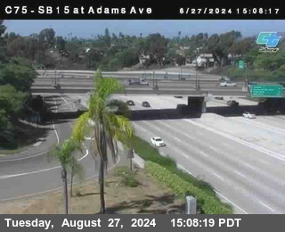 SB 15 at Adams Ave (On Ramp)