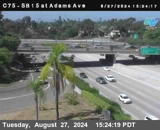 SB 15 at Adams Ave (On Ramp)