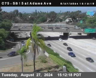 SB 15 at Adams Ave (On Ramp)