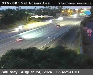 SB 15 at Adams Ave (On Ramp)