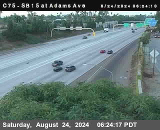 SB 15 at Adams Ave (On Ramp)