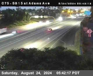 SB 15 at Adams Ave (On Ramp)