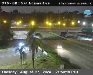 SB 15 at Adams Ave (On Ramp)