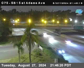 SB 15 at Adams Ave (On Ramp)