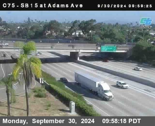 SB 15 at Adams Ave (On Ramp)