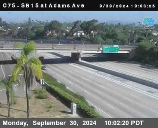 SB 15 at Adams Ave (On Ramp)