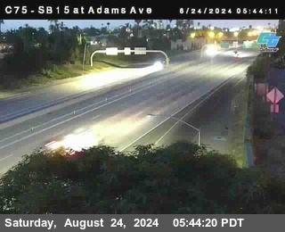 SB 15 at Adams Ave (On Ramp)