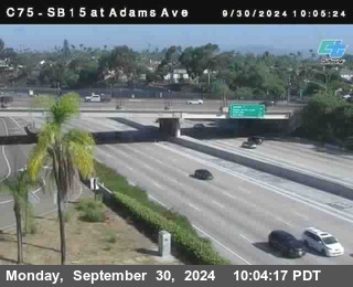 SB 15 at Adams Ave (On Ramp)