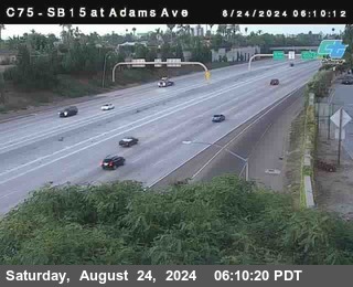 SB 15 at Adams Ave (On Ramp)