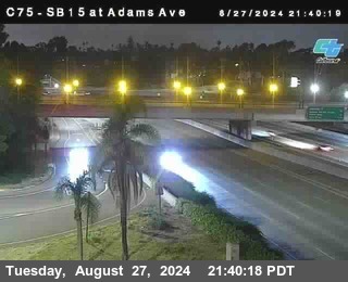 SB 15 at Adams Ave (On Ramp)