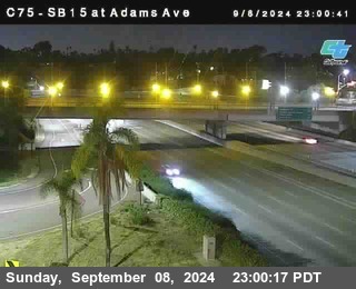 SB 15 at Adams Ave (On Ramp)