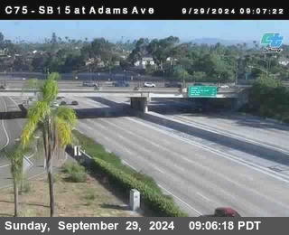 SB 15 at Adams Ave (On Ramp)