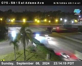 SB 15 at Adams Ave (On Ramp)