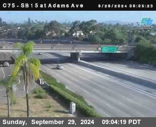 SB 15 at Adams Ave (On Ramp)