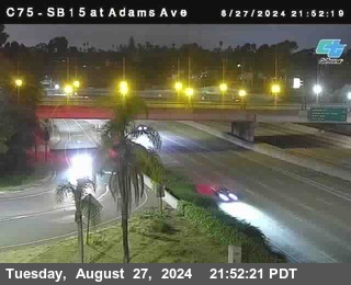 SB 15 at Adams Ave (On Ramp)