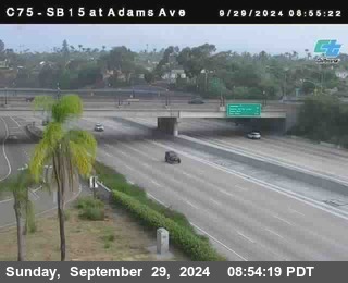 SB 15 at Adams Ave (On Ramp)