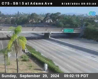 SB 15 at Adams Ave (On Ramp)