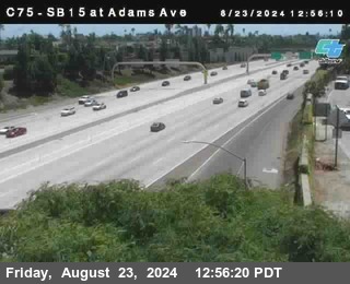 SB 15 at Adams Ave (On Ramp)