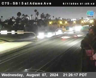 SB 15 at Adams Ave (On Ramp)