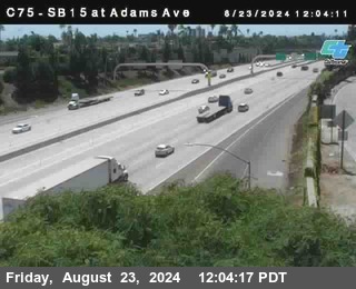 SB 15 at Adams Ave (On Ramp)