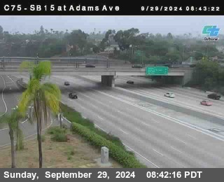 SB 15 at Adams Ave (On Ramp)